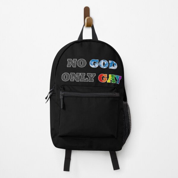 Item preview, NO GOD ONLY GAY designed and sold by Qweird Artistry.