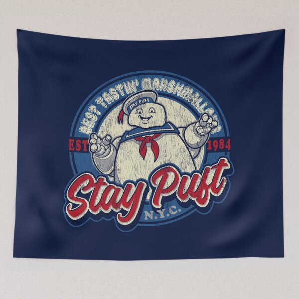 Item preview, Stay Puft Button Dks Worn designed and sold by Alema Art.