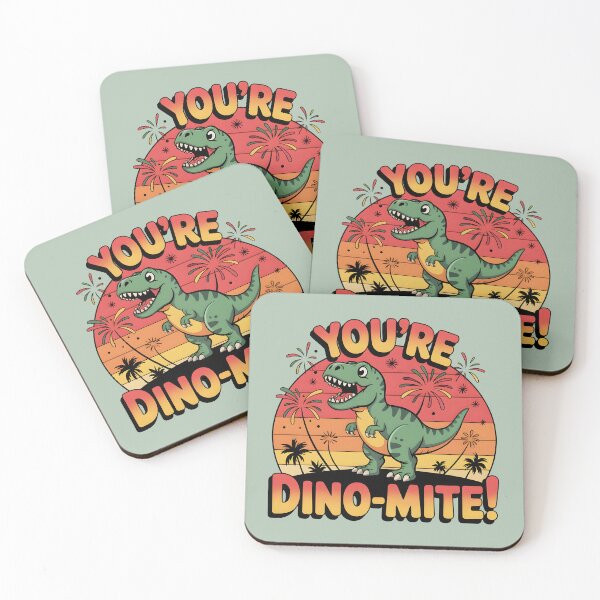 Item preview, You’re DINO-mite! – Fun T-Rex Pun designed and sold by Jollys-ArtShop.