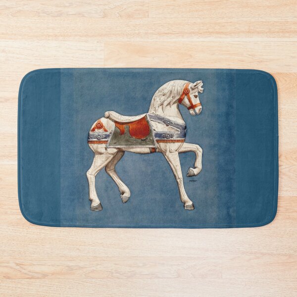 Item preview, Vintage Carousel Horse Painting, 1930s Fairground Art - dePace' designed and sold by mrpropcake.
