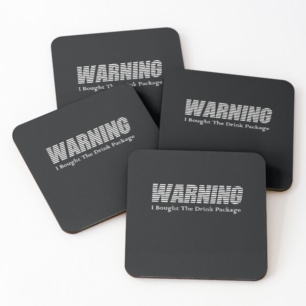 Item preview, Drink Package Alert Cruise Humor designed and sold by Zakrytos ★★★★★.