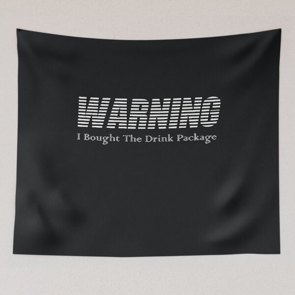 Item preview, Drink Package Alert Cruise Humor designed and sold by Zakrytos ★★★★★.