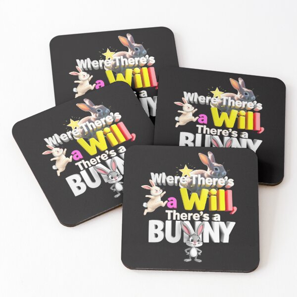 Item preview, WHERE THERE'S A WILL, THERE'S A BUNNY T-Shirt – Perfect for Every Bunny Lover! designed and sold by Mikel-empire.