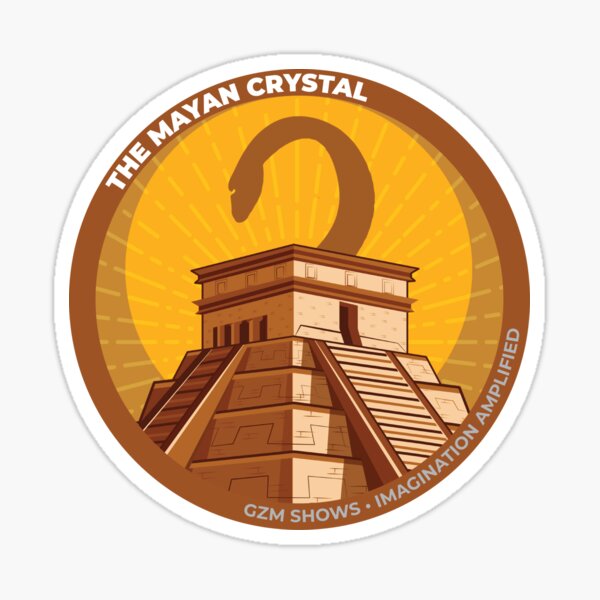 Aperçu de l'œuvre Autocollant officiel du Cristal Maya créée et vendue par GZMShows.