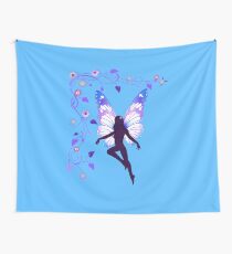 fairy with flowers and vines. Wall Tapestry