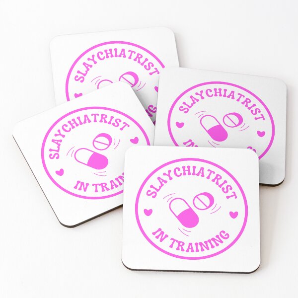 Item preview, "Slaychiatrist in Training" Pill Sticker – Funny Psychiatry Student Gift | Med School & Mental Health Humor designed and sold by blush mind.