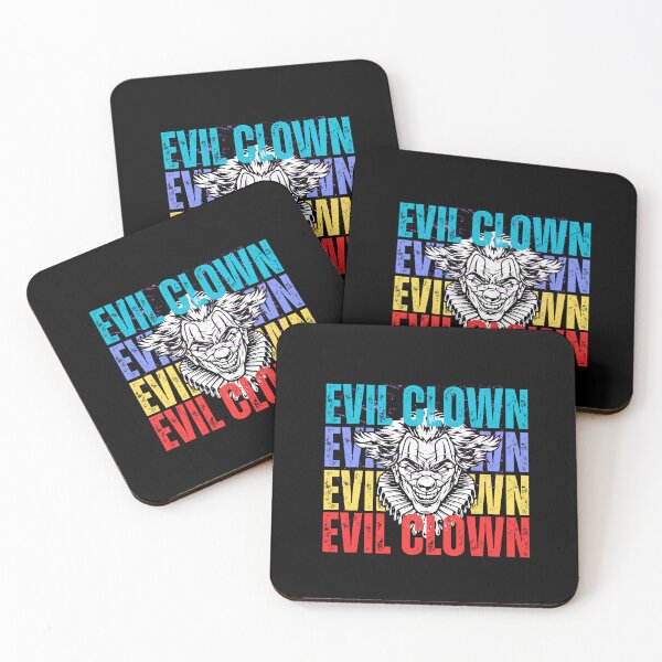 Item preview, Evil Clown Face T-shirt designed and sold by S4YOU.