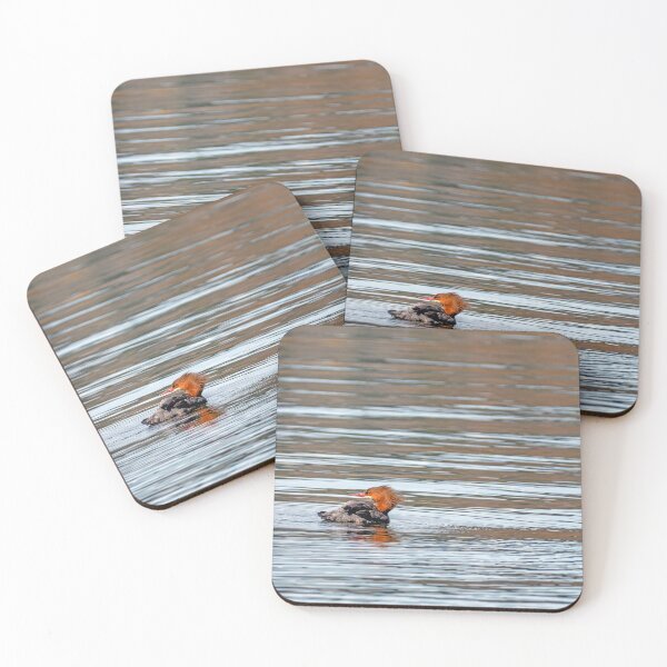 Item preview, Female Common Merganser on Lake designed and sold by lisavonbiela.