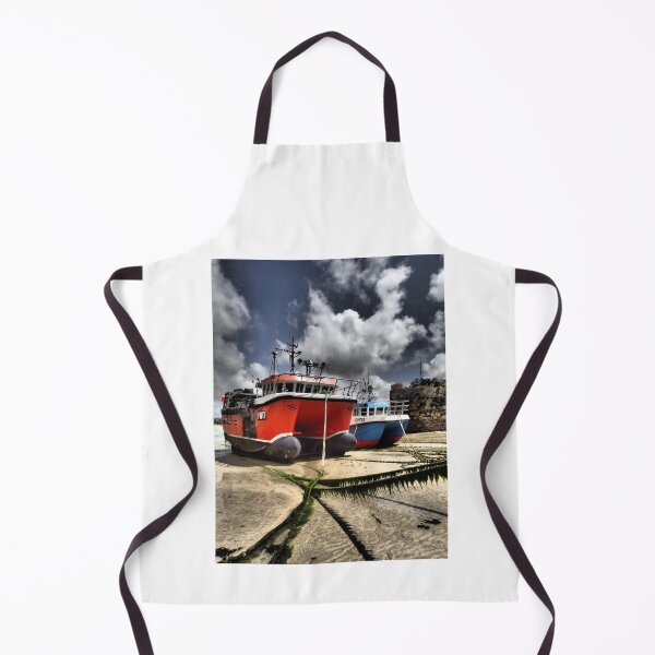 Item preview, Fishing Boats Newquay Harbour, Cornwall. designed and sold by Hazel Jones - Rhodes .