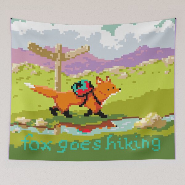 Item preview, Fox Goes Hiking designed and sold by Foxloxart.