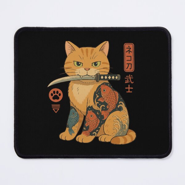 Item preview, Katana Cat designed and sold by updownandsidewa.