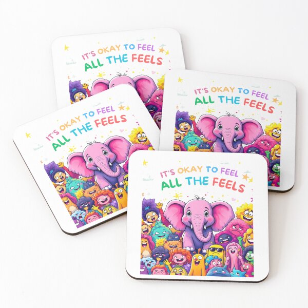 Item preview, It's Okay To Feel All The Feels, Speech Therapy, ABA Therapist, BCBA, Mental Health, RBT, AAC designed and sold by Orvista.