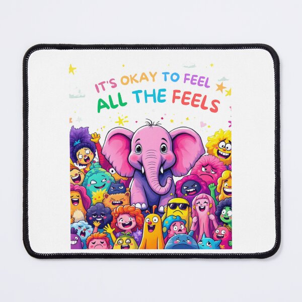 Item preview, It's Okay To Feel All The Feels, Speech Therapy, ABA Therapist, BCBA, Mental Health, RBT, AAC designed and sold by Orvista.