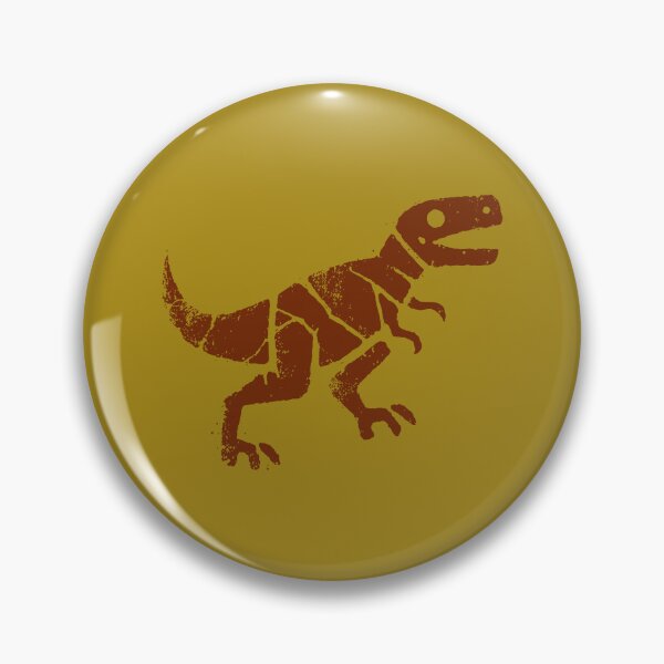 Item preview, Earthen T-Rex Petroglyph: Minimalist Arawak-inspired Dinosaur Art in Terracotta and Earth Tones for Cultural Decor designed and sold by H Jonas.
