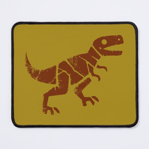 Item preview, Earthen T-Rex Petroglyph: Minimalist Arawak-inspired Dinosaur Art in Terracotta and Earth Tones for Cultural Decor designed and sold by H Jonas.