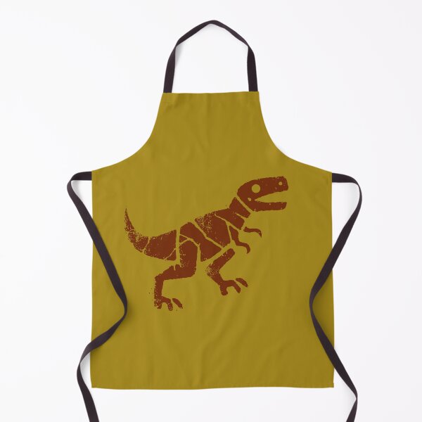 Item preview, Earthen T-Rex Petroglyph: Minimalist Arawak-inspired Dinosaur Art in Terracotta and Earth Tones for Cultural Decor designed and sold by H Jonas.