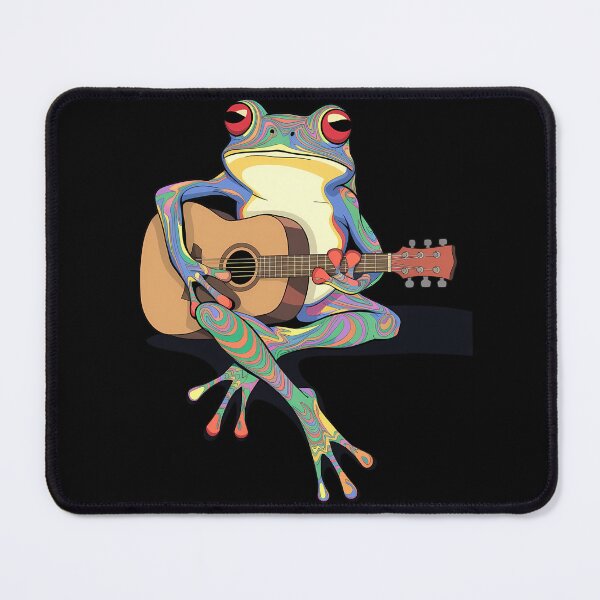 Item preview, Frog Playing Guitar Peace designed and sold by savrmiller.