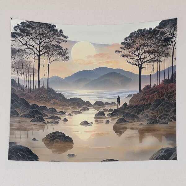 Item preview, Silent Contemplation at Twilight's Edge designed and sold by bloorose.