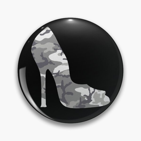 Aperçu de l'œuvre Talons Urban Camo Chaussures à talons hauts camouflage pour femmes créée et vendue par DynamicDesign.