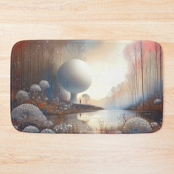 Item preview, Ephemeral Luminescence: The Whispering Shore of Silent Giants designed and sold by bloorose.