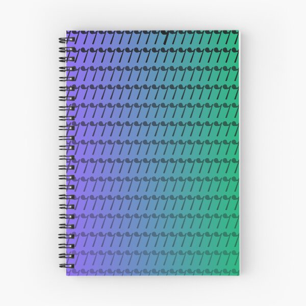 Item preview, An Eighth Rest On Purple & Green Gradient designed and sold by BrightrDayMusicArt.