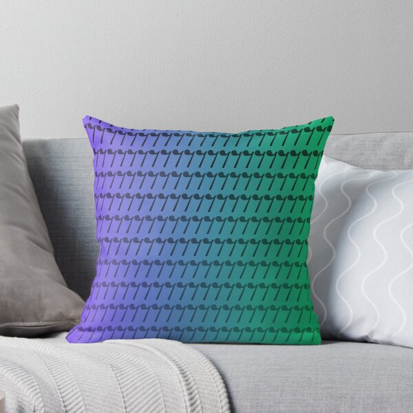 Item preview, An Eighth Rest On Purple & Green Gradient designed and sold by BrightrDayMusicArt.