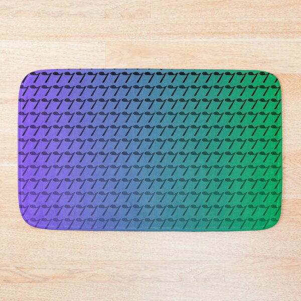 Item preview, An Eighth Rest On Purple & Green Gradient designed and sold by BrightrDayMusicArt.