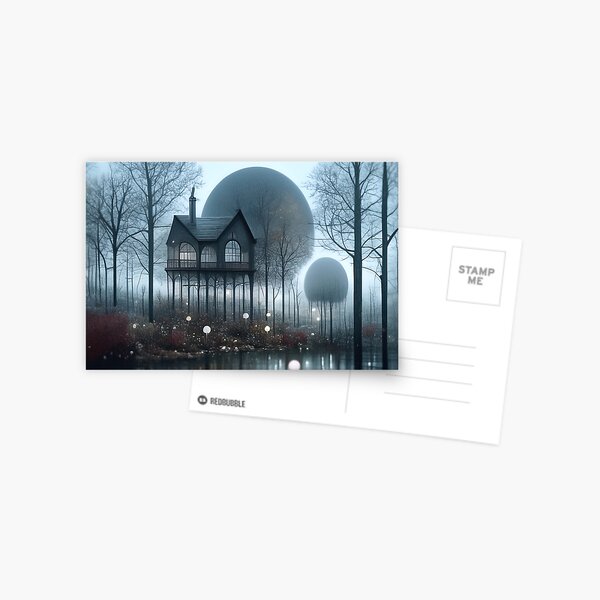 Item preview, Moonlit Mire: The Whispering House on Stilts designed and sold by bloorose.