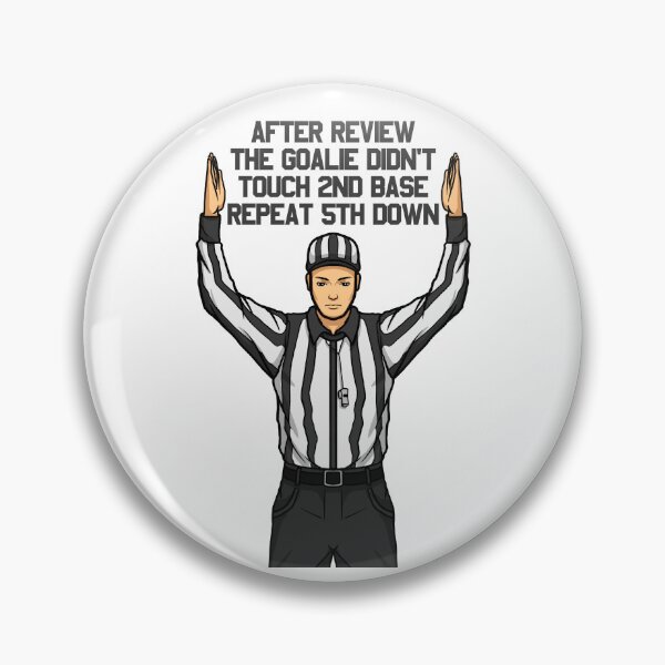 Item preview, After Review Football Referee Funny Clueless Sports Fan Gear designed and sold by DynamicDesign.