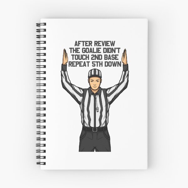 Item preview, After Review Football Referee Funny Clueless Sports Fan Gear designed and sold by DynamicDesign.