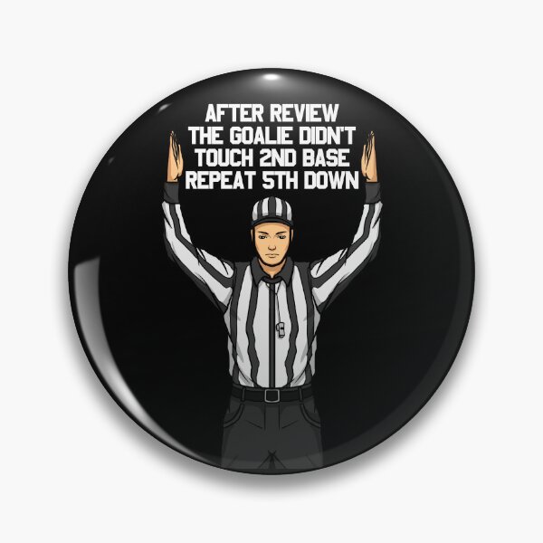 Item preview, After Review Football Referee Funny Clueless Sports Fan Gear designed and sold by DynamicDesign.