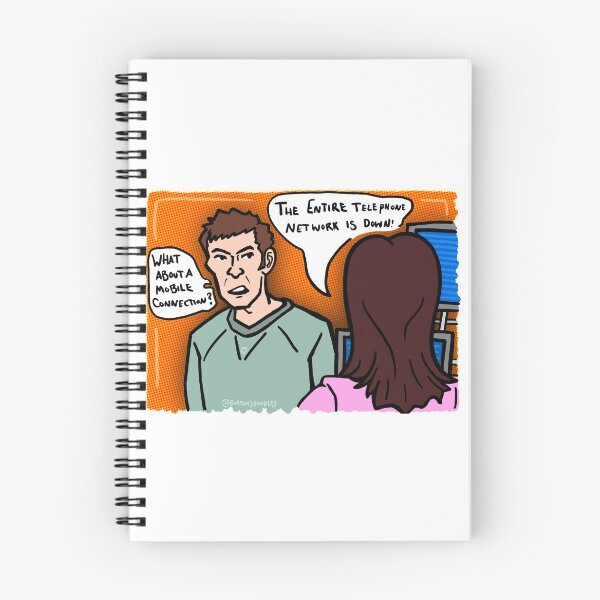 Item preview, ‘What about a mobile connection?’ - TOSH & OWEN - TORCHWOOD designed and sold by longlivcurio.