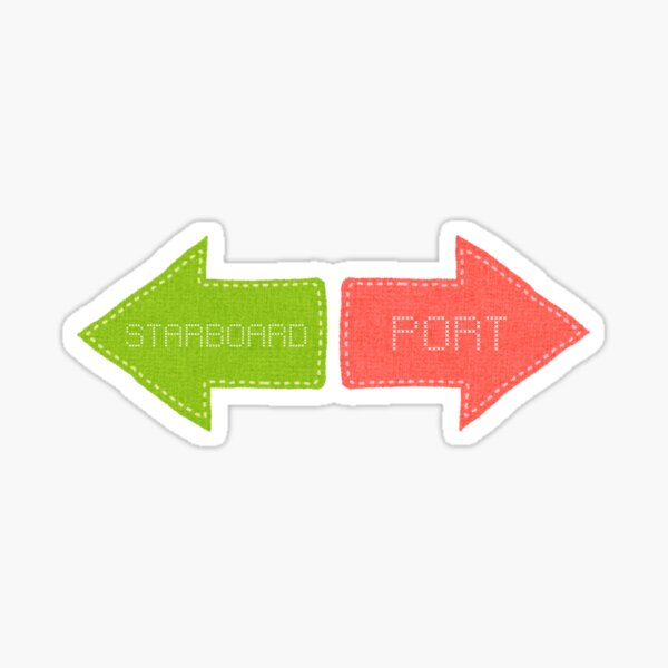 Item preview, Port / Starboard designed and sold by FlipStitch Tees.