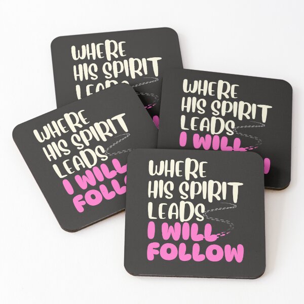 Item preview, Where His Spirit Leads I Will Follow | Christian Faith Design designed and sold by PolynesianGrace.