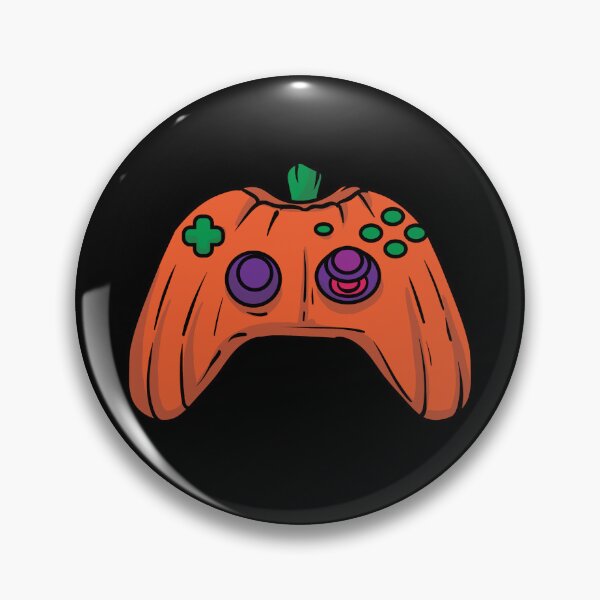 Item preview, Halloween Video Game Controller Pumpkin Halloween Gamer Gear designed and sold by DynamicDesign.