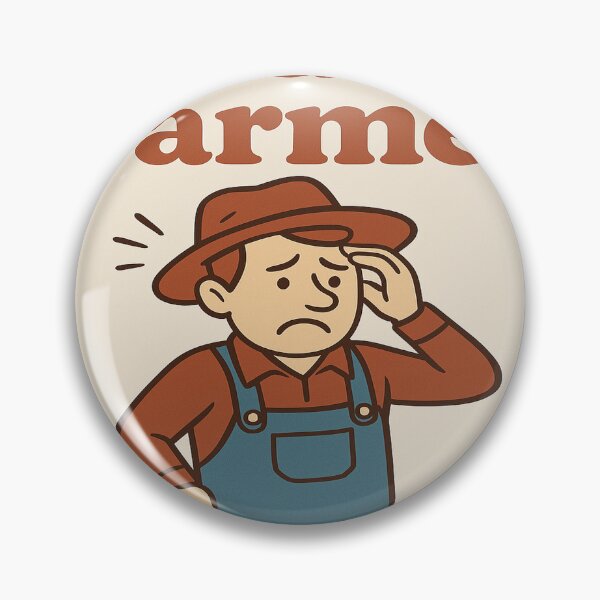 Item preview, Stuck Farmer – Silly Spoonerism  designed and sold by Tip of the slung.