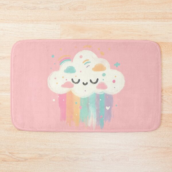 Item preview, Rainbow Cloud Nap: Kawaii Dreams in Pastel designed and sold by 123Rainbow.