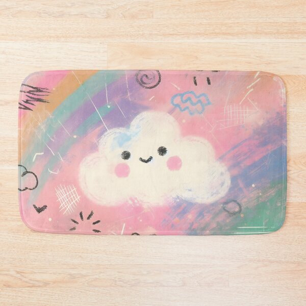 Item preview, Chalkboard Cloud: Kawaii Rainbow Whimsy designed and sold by 123Rainbow.