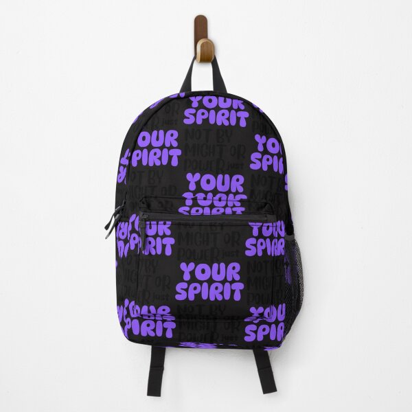 Item preview, Not by Might or Power Just Your Spirit | Christian Faith Design - black text designed and sold by PolynesianGrace.