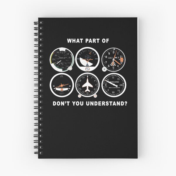 Item preview, Funny Pilot Six Flight Instruments Aviation Pilot Humor designed and sold by RealPilotDesign.