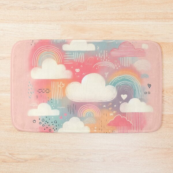 Item preview, Cloud Canvas: Rainbow Whimsy in Pastel Hues designed and sold by 123Rainbow.