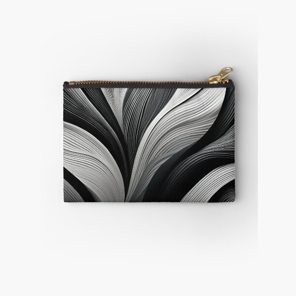 Item preview, Black and white minimalist abstract wave pattern, organic waves, modern decor, movement  designed and sold by navitalidesign.