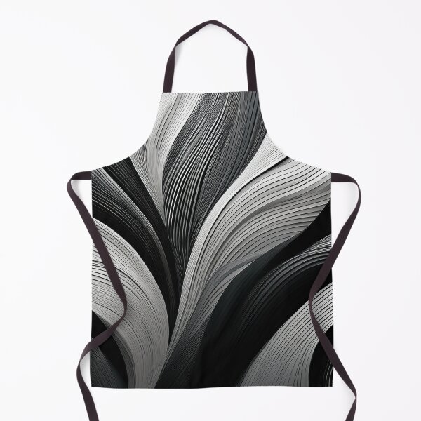 Item preview, Black and white minimalist abstract wave pattern, organic waves, modern decor, movement designed and sold by navitalidesign.