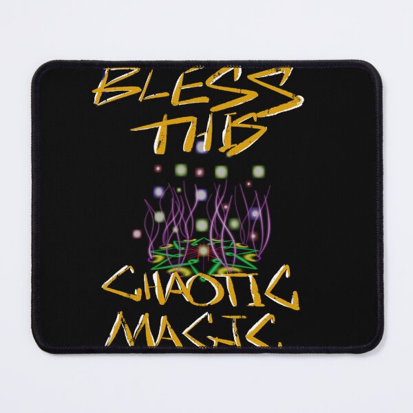Item preview, Bless This Chaotic Magic Mandala – Psychedelic Occult Art Design designed and sold by Misplay Mastermind.