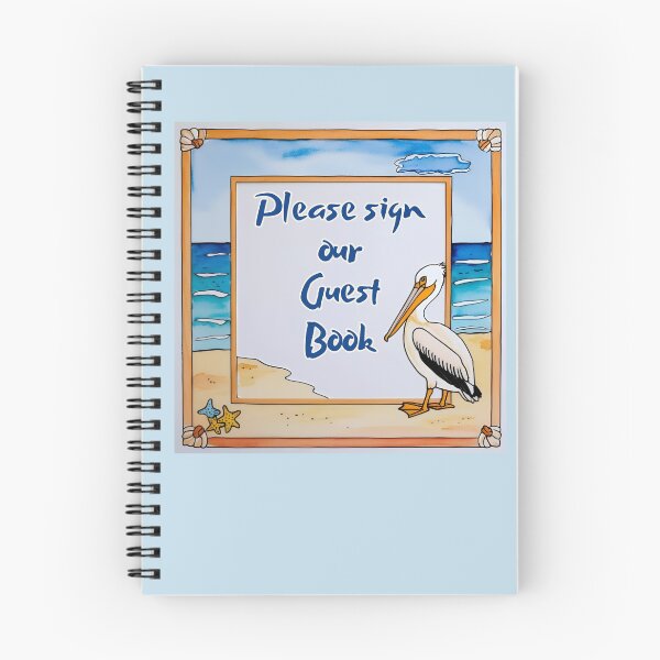 Item preview, Please sign our Guest Book - Beach designed and sold by Anchored-Arts.