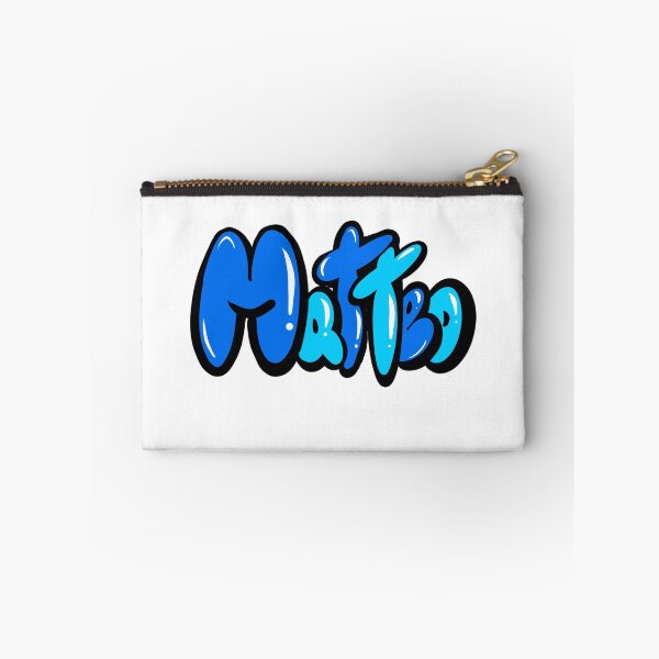 Item preview, Matteo name in blue Top 10 best personalized gifts for boys and men named Matteo designed and sold by Artonmytee.