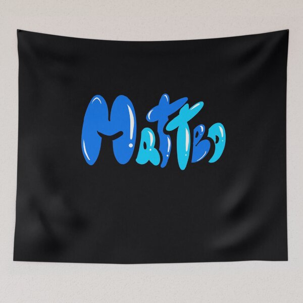 Item preview, Matteo name in blue Top 10 best personalized gifts for boys and men named Matteo designed and sold by Artonmytee.