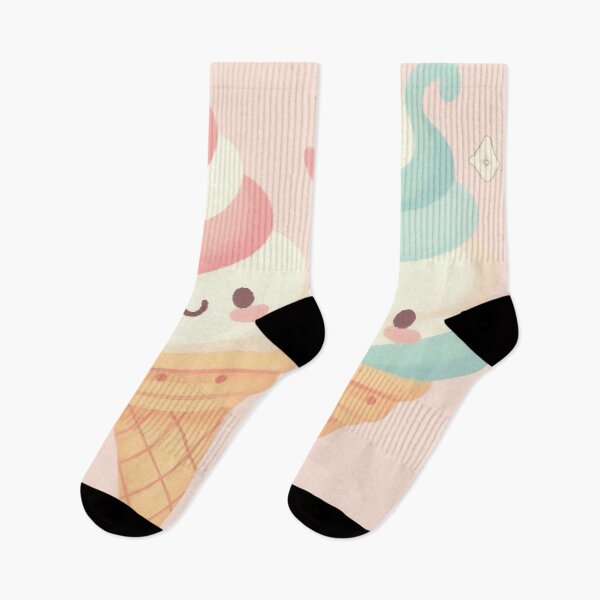 Item preview, Kawaii Cones: Pastel Ice Cream Pals designed and sold by 123Rainbow.