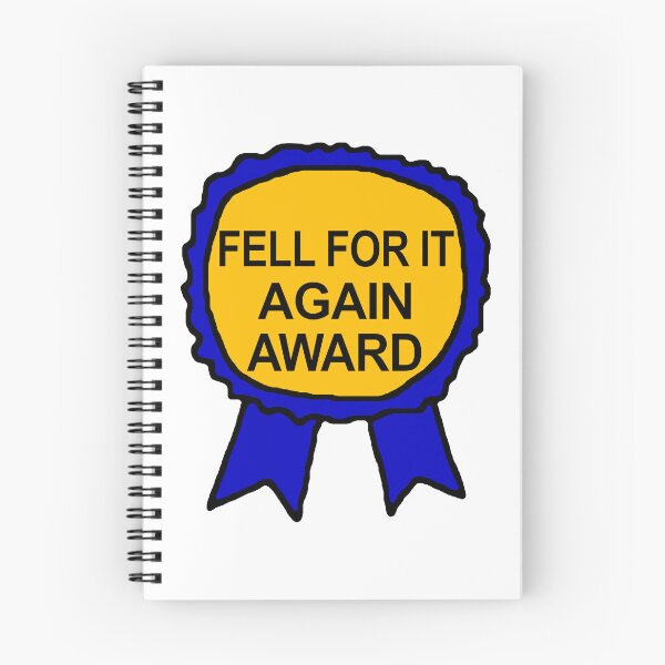 Item preview, Fell For It Again Award - Meme, Wojak designed and sold by SpaceDogLaika.