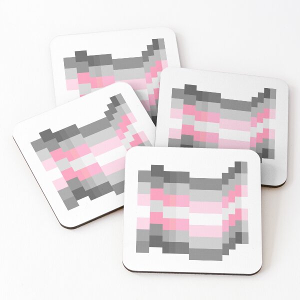 Item preview, Pixel Pride Flag Demigirl designed and sold by HarveyHandcraftsandDesigns.